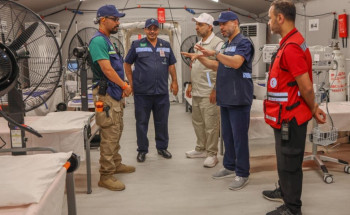 وزير الصحة يزور المستشفى الميداني للخدمات الطبية بمشعر عرفات