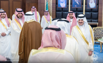 أمير المنطقة الشرقية ونائبه يستقبلان المهنئين بعيد الأضحى