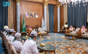 الأمير عبدالعزيز بن سعود يلتقي نائب رئيس جمعية الكشافة العربية السعودية