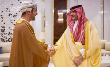 الأمير عبدالعزيز بن سعود يستقبل سفير سلطنة عمان المعيّن حديثًا لدى المملكة