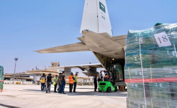 وصول الطائرة الإغاثية السعودية الثانية لمساعدة الأشقاء السوريين المتضررين من الحرائق في محافظة اللاذقية التي يسيرها مركز الملك سلمان للإغاثة