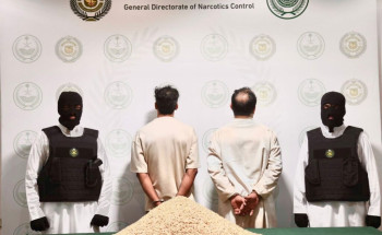 ضبط (411,546) قرصًا من مادة الإمفيتامين المخدر مخبأة في أحشاء كائنات حية (أغنام) بالمنطقة الشرقية