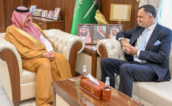 أمير منطقة حائل يستقبل سفير الاتحاد الأوروبي لدى المملكة