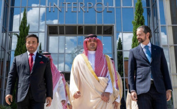 الأمير عبدالعزيز بن سعود يزور المنظمة الدولية للشرطة الجنائية “الإنتربول”