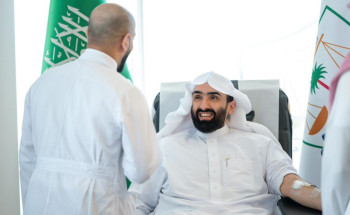 معالي د. خالد اليوسف ومنسوبو ديوان المظالم يشاركون في الحملة الوطنية للتبرع بالدم التي أطلقها سمو ولي العهد