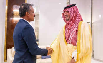 الأمير عبدالعزيز بن سعود يستقبل سفير جمهورية سنغافورة لدى المملكة
