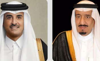 القيادة القطرية تهنئ خادم الحرمين الشريفين بمناسبة اليوم الوطني الـ (95) للمملكة
