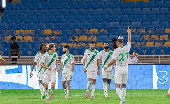 ‏‎الأهلي يفوز على الحزم بهدفين دون ردّ