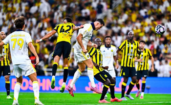 بثنائية رونالدو ومانى.. النصر يفوز على الاتحاد وينفرد بصدارة الدوري