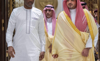 الأمير عبدالعزيز بن سعود يستقبل وزير الداخلية بجمهورية غانا