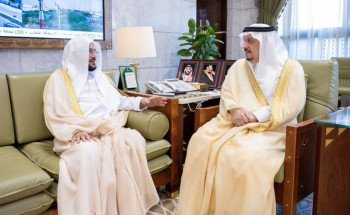 أمير منطقة الرياض يستقبل وزير الشؤون الإسلامية