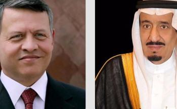 ملك الأردن يهنئ خادم الحرمين الشريفين باليوم الوطني الـ95