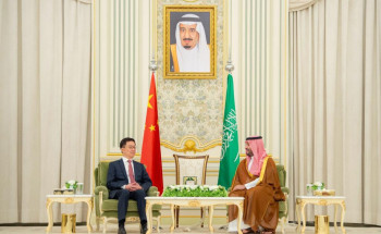 سمو ولي العهد يستقبل نائب رئيس جمهورية الصين الشعبية