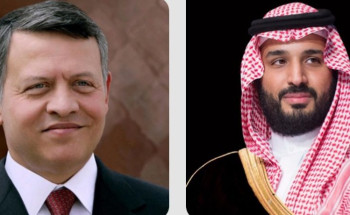 سمو ولي العهد يتلقى اتصالًا هاتفيًا من ملك الأردن