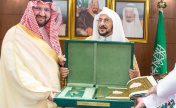 وزير “الشؤون الإسلامية” يستقبل الأمير عبدالعزيز بن طلال