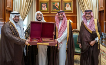 نائب أمير منطقة حائل يستقبل وزير الشؤون الإسلامية والدعوة والإرشاد