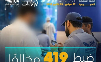 “هيئة النقل” تضبط 419 مخالفًا خلال أسبوع لممارستهم نقل الركاب دون ترخيص