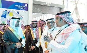 وزير الصحة يزور جناح مجموعة الدكتور سليمان الحبيب الطبية بملتقى الصحة العالمي Global Health