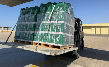 وصول الطائرة الإغاثية السعودية الـ70 لإغاثة الشعب الفلسطيني في قطاع غزة التي يسيّرها مركز الملك سلمان للإغاثة
