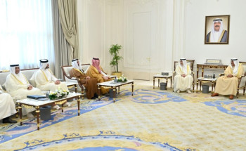 ولي عهد دولة الكويت يستقبل الأمير عبدالعزيز بن سعود وأصحاب السمو والمعالي وزراء الداخلية بدول مجلس التعاون لدول الخليج العربية