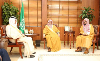 مفتي عام المملكة يستقبل الرئيس التنفيذي لهيئة الإذاعة والتلفزيون