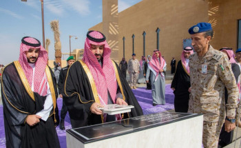 سمو ولي العهد يرعى حفل افتتاح مرافق قاعدة الملك سلمان الجوية بالقطاع الأوسط