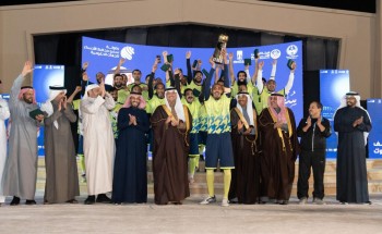 سمو محافظ الأحساء يتوّج فريق تعليم الأحساء ببطولة سموّه للجهات الحكومية لكرة القدم