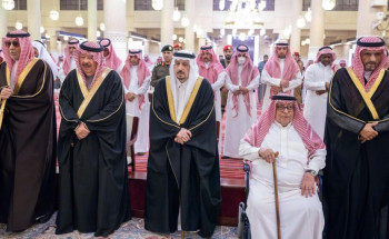 أمير منطقة الرياض يؤدي صلاة الميت على صاحب السمو الأمير عبدالله بن فهد بن عبدالله بن عبدالعزيز بن مساعد بن جلوي