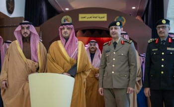 الأمير عبدالعزيز بن سعود يضع حجر الأساس لمركز العمليات الأمنية الموحدة (911) بمنطقة الجوف