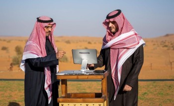 الأمير عبدالعزيز بن سعود يدشّن المشتل المركزي ومحطة أبحاث وإنتاج البذور البرية بمحمية الملك سلمان بن عبدالعزيز الملكية