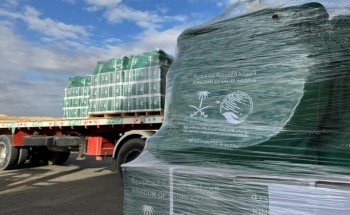 وصول الطائرة الإغاثية السعودية الـ 79 لإغاثة الشعب الفلسطيني في قطاع غزة