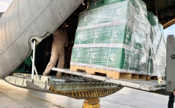 وصول الطائرة الإغاثية السعودية الـ 78 لإغاثة الشعب الفلسطيني في قطاع غزة