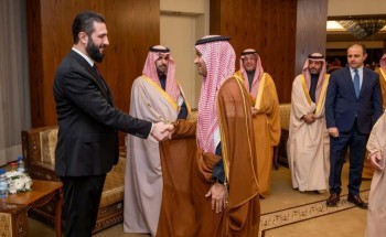 الرئيس السوري يلتقي سمو وزير الثقافة في دمشق