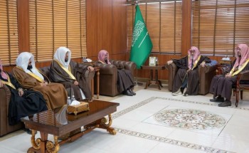 سماحة المفتي يلتقي أعضاء هيئة كبار العلماء مفوضي الإفتاء بالمملكة