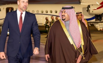 ولي عهد المملكة المتحدة يصل إلى الرياض وفي مقدمة مستقبليه نائب أمير المنطقة