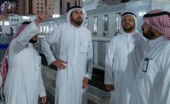 وزير الحج والعمرة رئيس مجلس إدارة الهيئة العامة للعناية بشؤون الحرمين يقف ميدانيًّا على جاهزية منظومة الخدمات والاستعدادات لموسم رمضان في الحرمين الشريفين