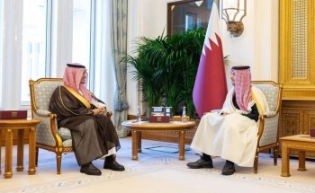 رئيس الوزراء بدولة قطر يستقبل سمو سفير خادم الحرمين الشريفين