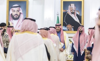 أمير منطقة الحدود الشمالية يستقبل المهنئين بعيد الفطر المبارك