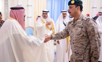 أمير منطقة القصيم يستقبل المهنئين بعيد الفطر