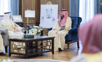 أمير منطقة الحدود الشمالية يستقبل رئيس جامعة الحدود الشمالية
