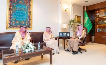 محافظ حفر الباطن يستقبل الرئيس التنفيذي لمطارات الدمام
