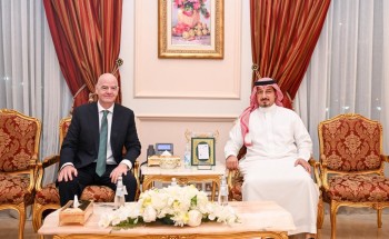 المسحل يلتقي برئيس الاتحاد الدولي لتعزيز التعاون بين الاتحادين