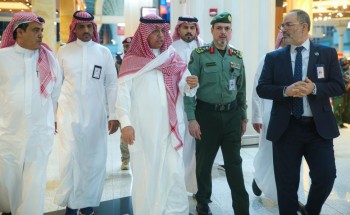 رئيس هيئة الطيران المدني يطلّع على سير أعمال توسعة وتطوير مطار الأمير محمد بن عبدالعزيز الدولي