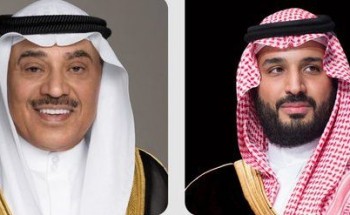 سمو ولي العهد يتلقى اتصالًا هاتفيًا من ولي عهد دولة الكويت