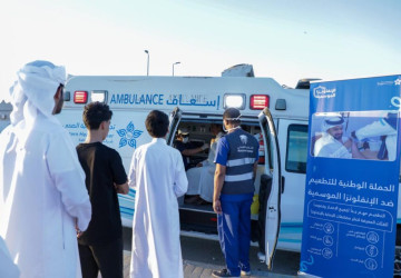 الفرق الطبية تواصل تنفيذ حملة التطعيم ضد الإنفلونزا بالنعيرية