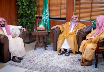 مفتي عام المملكة يستقبل وزير العدل