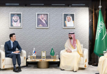 وزير الحرس الوطني يستقبل رئيس المكتب الرئاسي الكوري المبعوث الخاص لرئيس الجمهورية