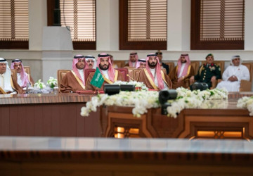 ‏جانب من ترؤس سمو ولي العهد لوفد المملكة في الدورة الـ 46 للمجلس الأعلى لمجلس التعاون لدول الخليج العربية بالبحرين