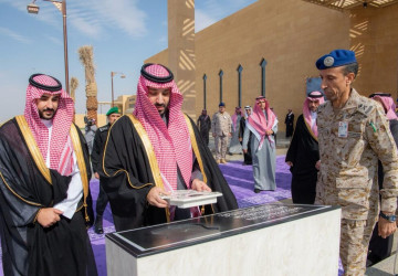 سمو ولي العهد يرعى حفل افتتاح مرافق قاعدة الملك سلمان الجوية بالقطاع الأوسط