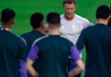 المنتخب السعودي يختتم استعداده لمواجهة الإمارات في ختام مشاركته بكأس العرب